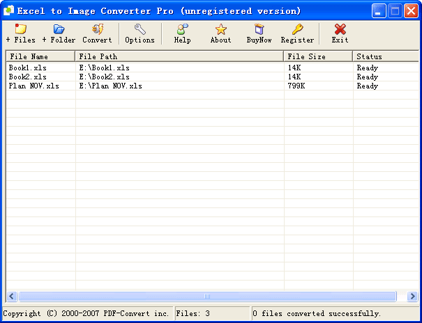 Excel to Image Converter Pro software